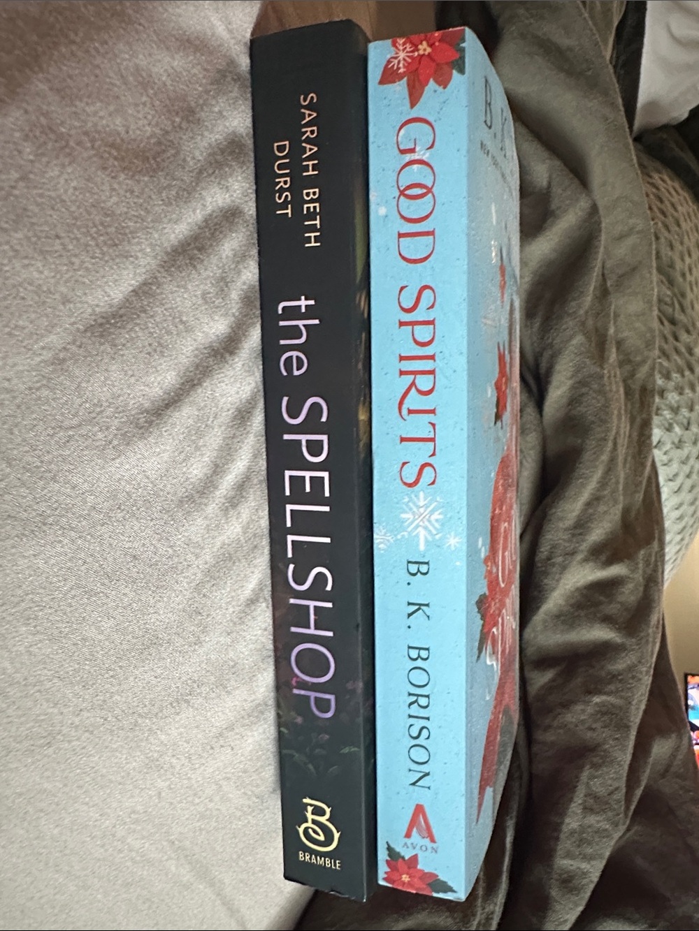 The Spellshop & Good Spirits Book Bundle - Black and Light Blue Covers